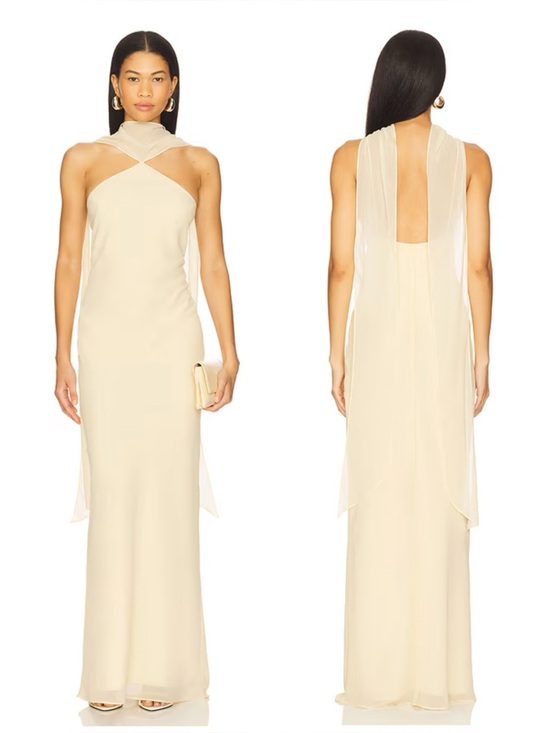Amanda Uprichard Dresses & Skirts - Amanda Uprichard Ashton Maxi Dress in Cornsilk Size M